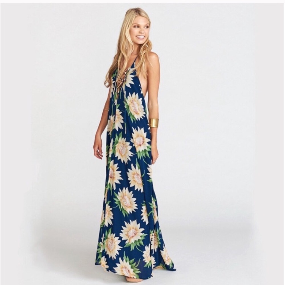 Show Me Your MuMu Maxi Sunflower Dress XS